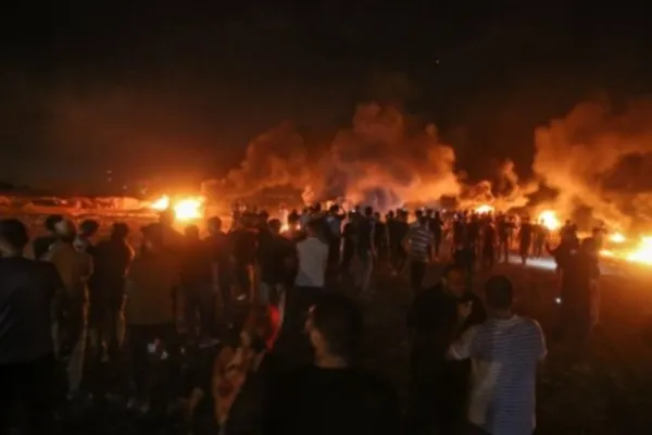 Proteste violente la graniţa dintre Fâşia Gaza şi Israel. 1 mort și 15 răniți, printre care un copil în stare gravă