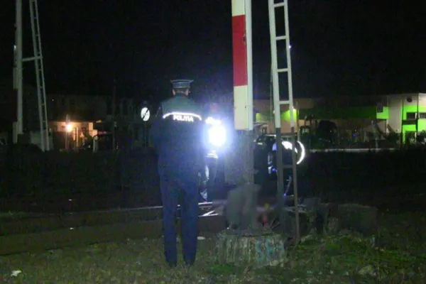 Accident feroviar devastator în Galați. Un bărbat a murit după ce a fost lovit de tren