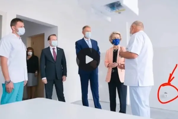 Fotografie virală după vizita șefei Comisiei Europene, Ursula von der Leyen, la București