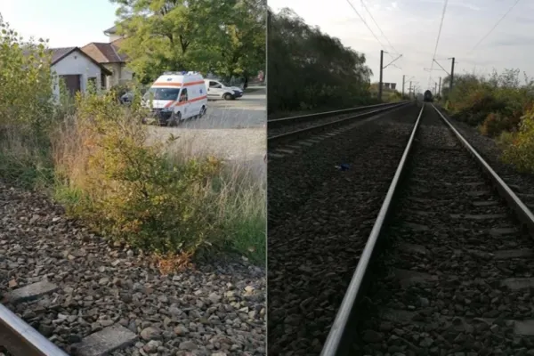 Accident feroviar mortal, în Bistrița-Năsăud: Copil spulberat de tren