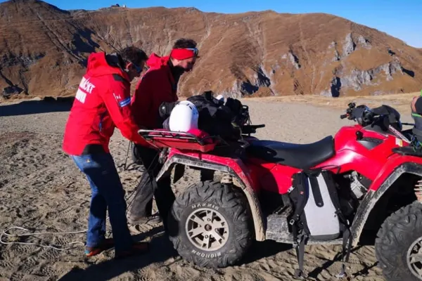 Accident grav în Bucegi - O persoană a căzut 100 de metri în gol