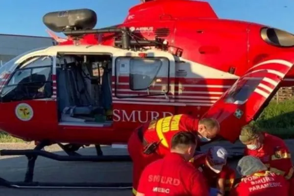 Accident GRAV în Dâmbovița, cu 4 victime. A fost solicitat un elicopter SMURD