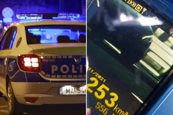 Șofer prins conducând cu o viteză amețitoare, pe autostradă. Tras pe dreapta de polițiști, descoperire șoc!