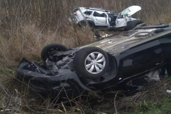Accident cu 5 răniți pe A1, în județul Dâmbovița. A existat PERICOL DE EXPLOZIE