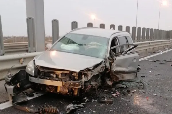 FOTO Accident grav pe autostrada A1 - 5 persoane au fost rănite