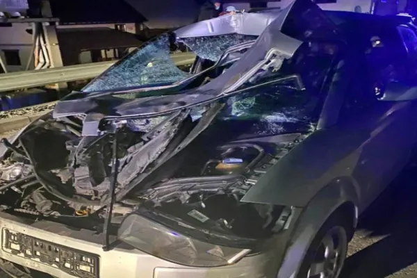Accident teribil în Bistrița-Năsăud: 1 mort și 1 rănit în urma unui impact devastator