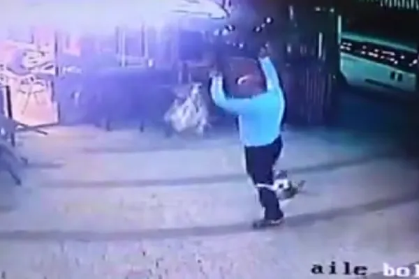 VIDEO | Un bărbat a fost atacat VIOLENT de o PISICĂ! Felina a instaurat PANICĂ printre cetățenii unui cartier din Chișinău. Filmarea a devenit virală