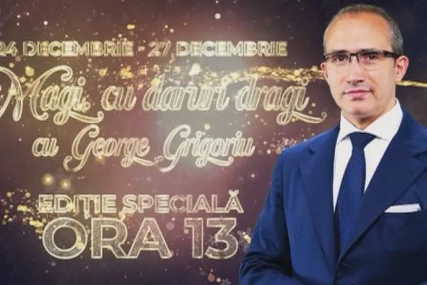 Magi cu daruri dragi, de Crăciun, la Realitatea Plus