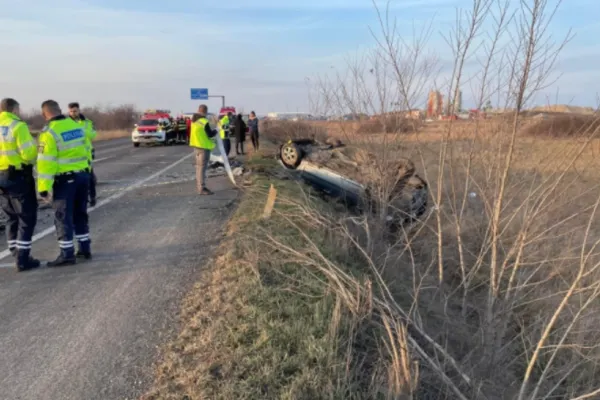Accident cu 8 victime pe centura Timișoarei: Printre victime și 5 copii. Cum s-a produs TRAGEDIA