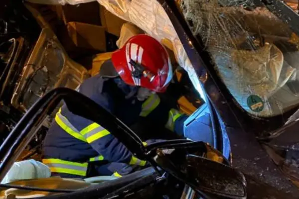 Accident groaznic la Tulcea - O femeie a murit pe loc și un bărbat e grav rănit - Impactul a fost devastator