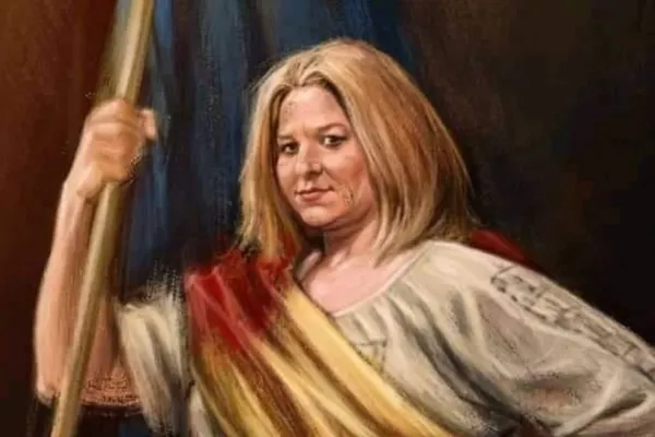O postare a Dianei Șoșoacă, etichetată de Facebook pentru legături cu propagandă lui Vladimir Putin