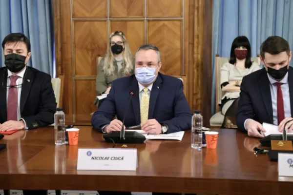 Nicolae Ciucă, întâlnire cu investitorii francezi, la Guvern - Premierul anunță măsurile pentru mediul de afaceri din România