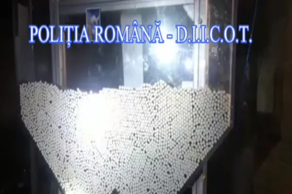 VIDEO/ Descinderi ale polițiștilor constănțeni la o fabrică ilegală de țigări. 4 persoane urmează să fie propuse spre arestare