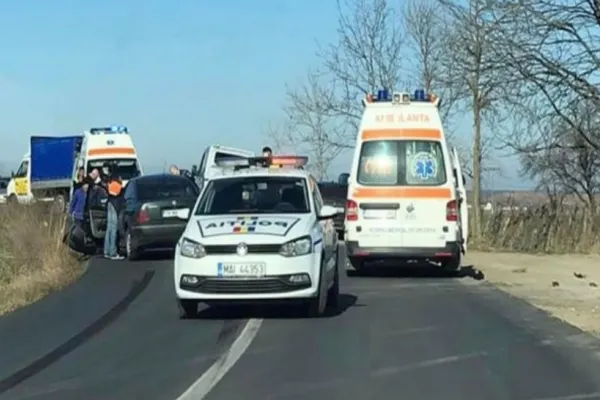 Sfârșit tragic pentru biciclist: A fost spulberat de o mașină, pe un drum județean din Olt