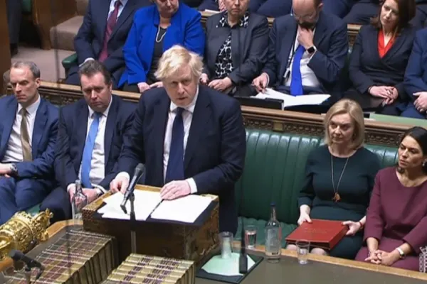 Boris Johnson: „Putin e un agresor cu mâinile pătate de sânge care crede în cuceriri imperiale”