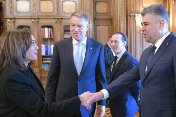 Marcel Ciolacu, după ce a întâlnit-o pe Kamala Harris: „Ceea ce se întâmplă în Ucraina are un impact direct asupra noastră”