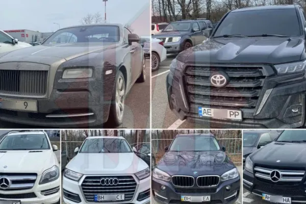 Mașini de lux din Ucraina, abandonate în Iași - Bolizii de sute de mii de euro, lăsați în parcarea aeroportului