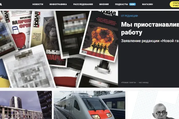 O publicaţie independentă din Rusia îşi suspendă apariţia