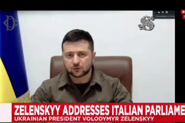 Semnal de ALARMĂ în Parlamentul italian! Zelenski: Ucraina este poarta pe unde Vladimir Putin vrea să pătrundă în Europa