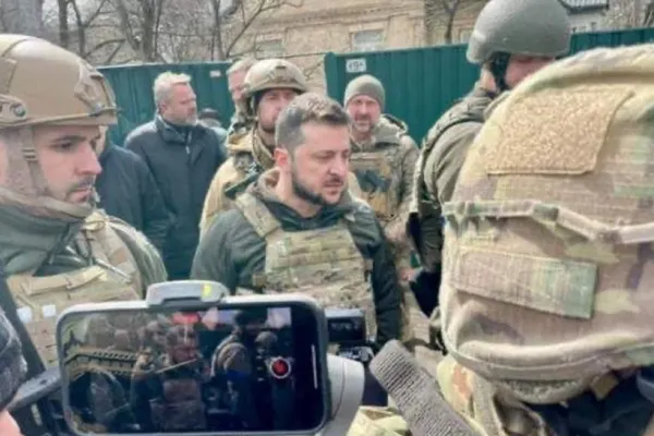 FOTO | Zelenski, cutremurat, la Bucha, unde atrocitățile rușilor au șocat lumea! Va continua sau nu discuțiile cu Putin - Anunțul așteptat