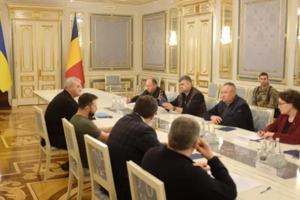 Nicolae Ciucă și Marcel Ciolacu au fost MARȚI în Ucraina, fără Florin Cîțu. Ce au discutat cu președintele Zelenski