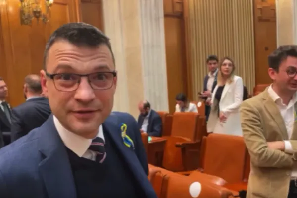 VIDEO George Simion, pus LA PUNCT după discursul lui Zelenski din Parlamentul României: CINE i-a dat "șah-mat" liderului AUR