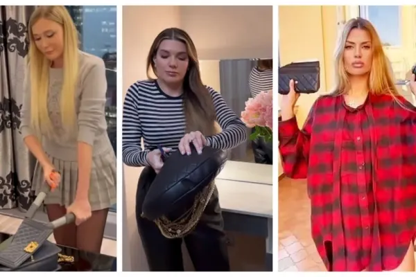 VIDEO | Modelele din Rusia își taie gențile de lux pe rețelele de socializare. Care este motivul