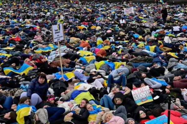 Imagini tulburătoare la protestele din Europa după atrocitățile de la Bucha - Germanii cer embargo pe gazul rusesc