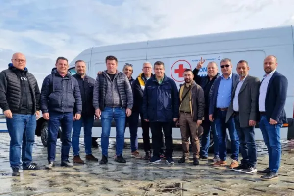 O delegație PMP a ajuns în Ucraina cu ajutoare umanitare