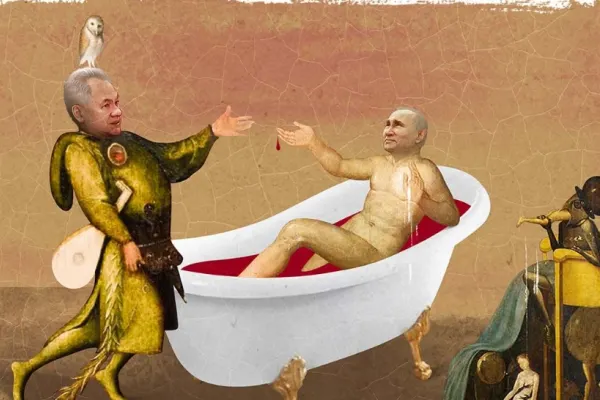 Vladimir Putin, baie în sânge din coarne de cerb. Scenariu apărut în presa americană