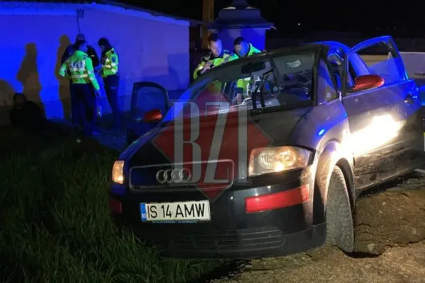Urmărire ca-n filme, după o șicanare în trafic: agresor cu macetă, accident cu mașina de poliție