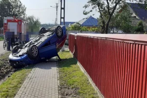 Accident ÎNGROZITOR în Botoșani: 4 persoane, rănite