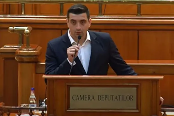 Show total în Parlament! George Simion și reprezentanții AUR au blocat lucrările Camerei Deputaților: "Aici e dictatură. S-a votat prin WhatsApp"