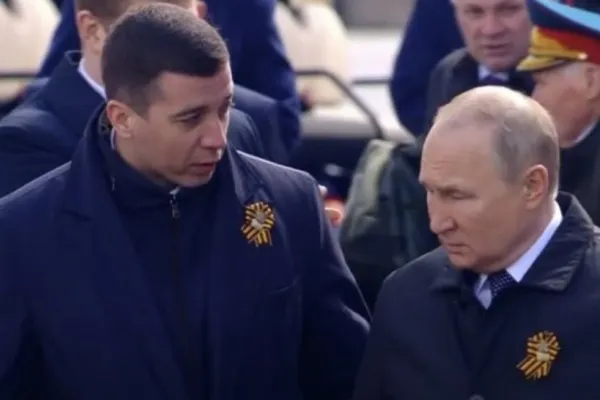 Un bărbat misterios văzut cu Putin de Ziua Victoriei stârneşte zvonuri despre succesiune