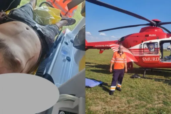 Accident cumplit - Unui șofer i-a fost smuls brațul în timp ce-l ținea pe afară, pe geamul mașinii