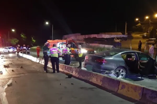 Accident cumplit în județul Mureș: 3 victime, în urma unui impact violent - FOTO