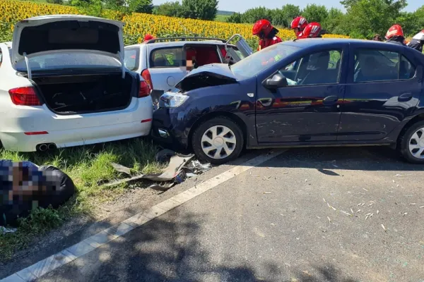 Accident lângă București - 4 persoane au murit și 7 sunt grav rănite - A fost activat planul roșu de intervenție