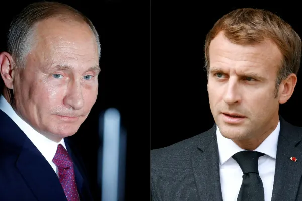 Putin, discuții cu Macron. Ce au vorbit cei doi șefi de stat cu 4 zile înainte de invadarea Ucrainei