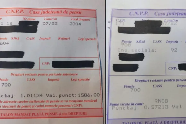 Românii cu pensii peste 4.000 de lei vor primi în ianuarie sumele calculate greșit. Ce explicații are ministrul Muncii