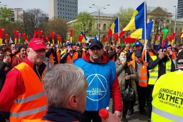 Nou protest de amploare în faţa Guvernului. Sindicaliştii ies în stradă