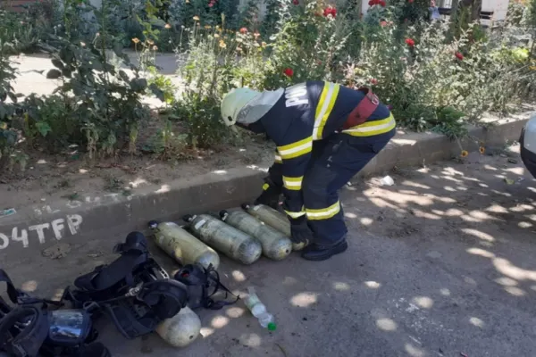 INCENDIU VIOLENT la un restaurant din Slobozia: sunt degajări mari de fum FOTO&VIDEO