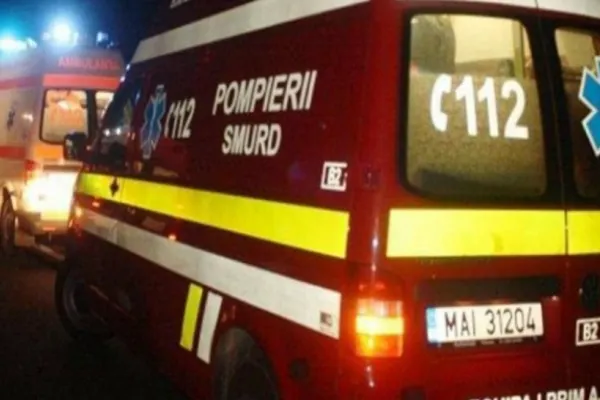 Accident rutier cu 4 autoturisme, pe DN1A, în județul Prahova. Două persoane au avut nevoie de îngrijiri medicale