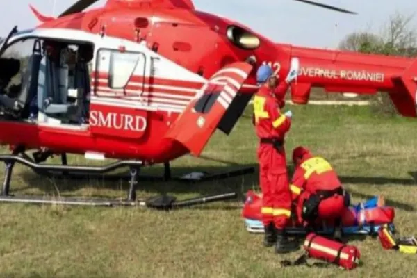 4 victime, după un ACCIDENT GRAV în județul Constanța! Printre răniți, și un copil - A intervenit elicopterul SMURD