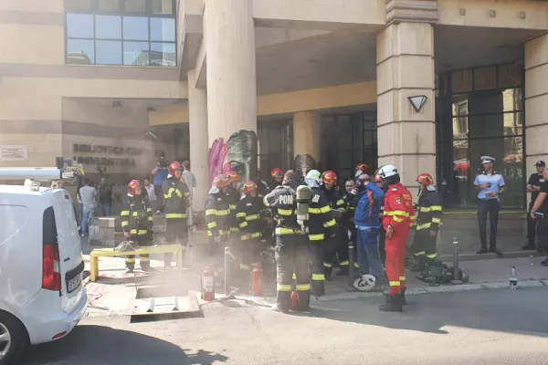 Audieri după accidentul de muncă mortal din zona Bibliotecii Centrale Universitare