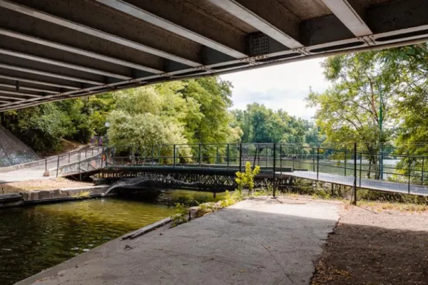Nicușor Dan anunță pod pietonal peste Lacul Herăstrău - Lucrarea de peste 2,2 milioane de lei va fi gata în 2023