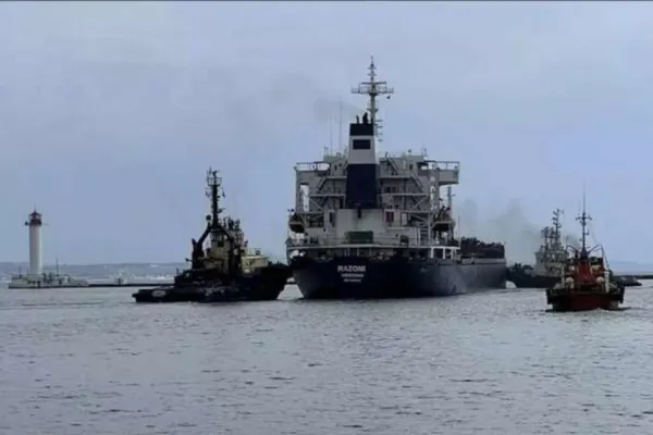 Prima navă cu cereale ucrainene a părăsit luni portul Odesa, după 5 luni de la începutul războiului lui Putin - VIDEO