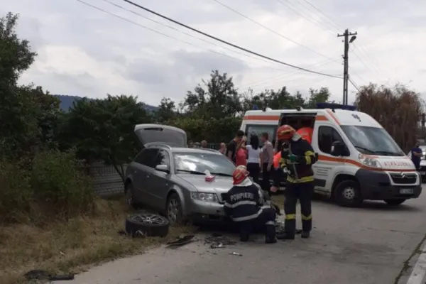 Accident teribil în Vâlcea: 5 răniţi, între care 2 copii – Trafic blocat – FOTO