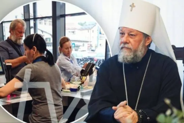 Mitropolitul Vladimir al Chișinăului și Întregii Moldovei, subordonat canonic Moscovei, surprins la shopping în România, alături de o femeie