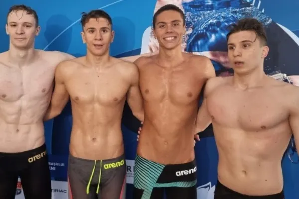 AUR pentru Popovici și echipa României la ștafeta de 4x100m liber - A fost stabilit un nou record al competiției