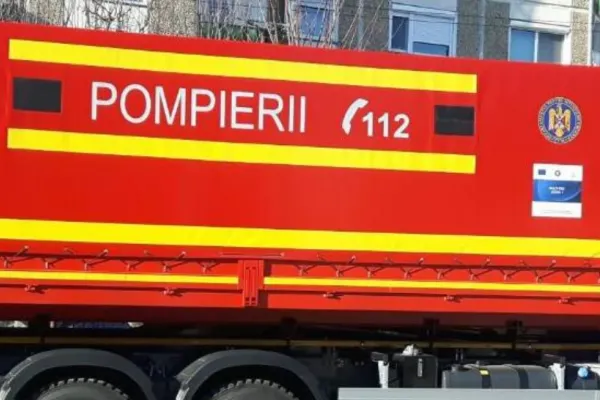 Accident teribil în Bacău - Un bărbat a murit fulgerător, lovit pe trecerea de pietoni de o autospecială ISU
